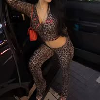 Cheetah Print Gia Set