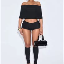Black 2 piece without the purse