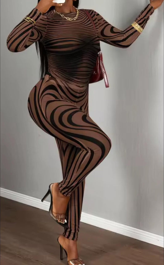 2 piece sheer outfit