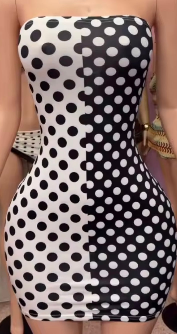 Polka dot dress